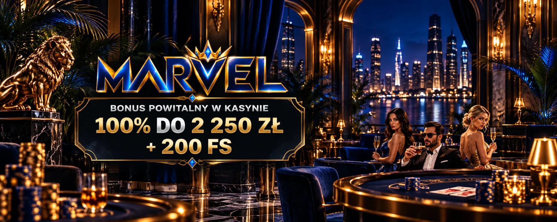 MARVEL casino bonus 2250 zł 200 FS